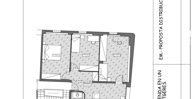 PISO DE 3 HABITACIONES DOBLES EN EXCELENTE UBICACIÓN EN EL BARRIO VELL DE GIRONA
