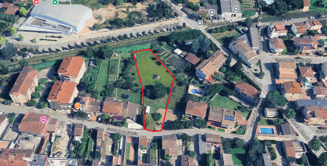 PARCEL.LA DE 1459M2 EN UNA ZONA MOLT TRANQUIL·LA DE BORDILS (GIRONA)