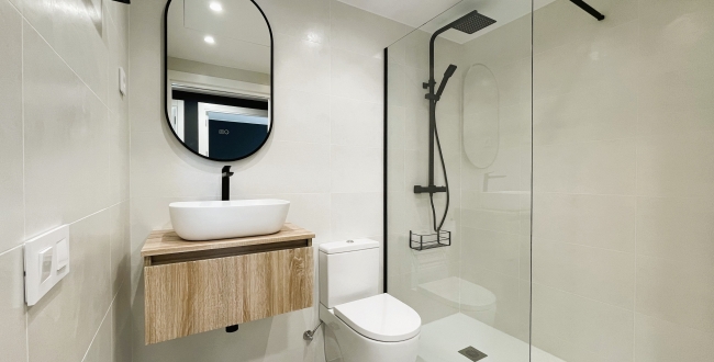 PLANTA BAJA DE OBRA NUEVA CON 2 HABITACIONES, JARDÍN PRIVADO DE 90M2, PARKING Y ZONA COMUNITARIA CON PISCINA EN DOMENY - GIRONA
